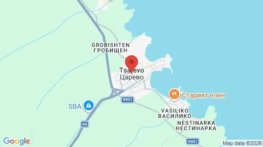 Apartments for rent i Tsarevo - kort over placeringen