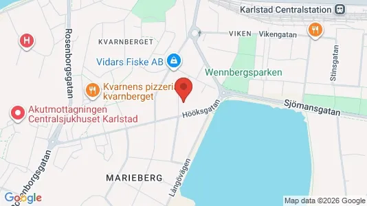 Apartments for rent i Karlstad - kort over placeringen