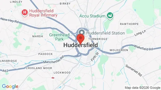 Rooms for rent in Huddersfield - West Yorkshire - Photo from Google Street View