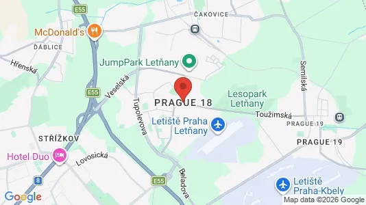 Apartments for rent in Prague 18 - Photo from Google Street View