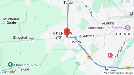 Apartments for rent i Odense V - kort over placeringen