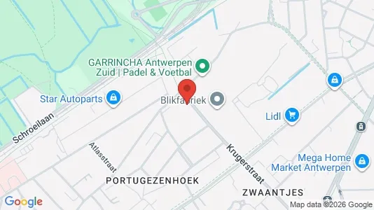 Apartments for rent i Antwerp Hoboken - kort over placeringen