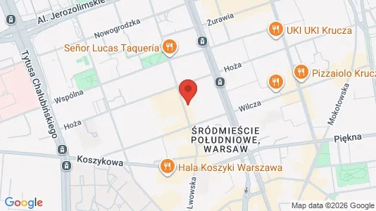 Apartments for rent i Warszawa Śródmieście - kort over placeringen