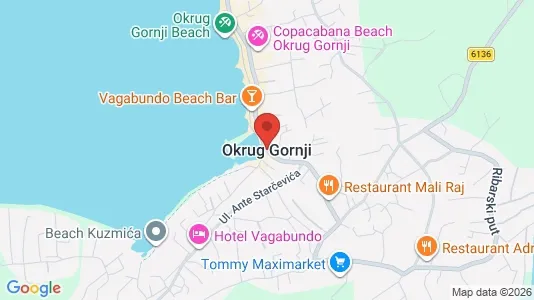 Apartments for rent i Okrug - kort over placeringen