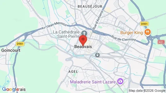Apartments for rent in Beauvais - Photo from Google Street View