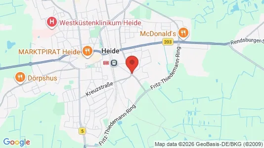 Apartments for rent i Dithmarschen - kort over placeringen