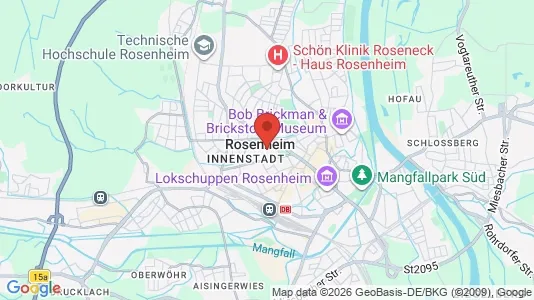 Apartments for rent in Rosenheim - Photo from Google Street View