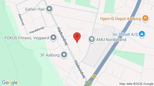 Apartments for rent i Aalborg Center - kort over placeringen