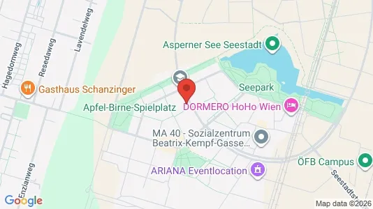 Apartments for rent i Vienna Donaustadt - kort over placeringen