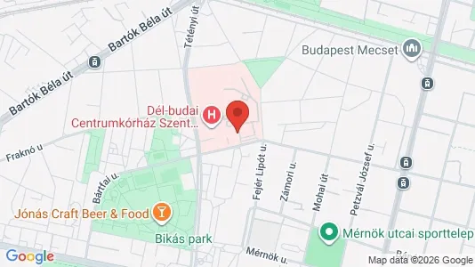 Apartments for rent i Budapest Újbuda - kort over placeringen