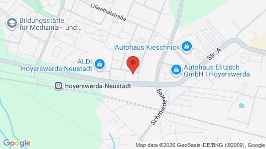 Apartments for rent i Bautzen - kort over placeringen