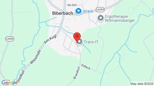 Apartments for rent i Biberbach - kort over placeringen