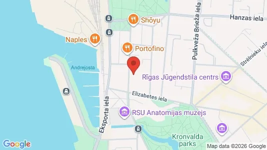 Apartments for rent i Riga Centrs - kort over placeringen