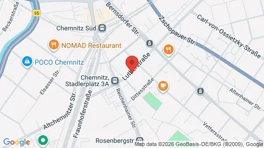 Apartments for rent in Chemnitz - Photo from Google Street View