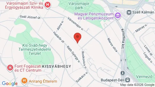 Apartments for rent i Budapest Hegyvidék - kort over placeringen