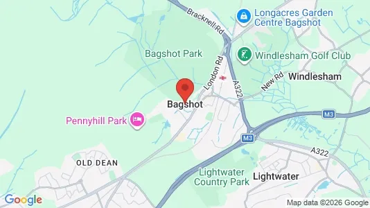 Apartments for rent i Bagshot - Surrey - kort over placeringen