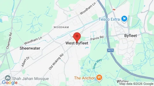 Apartments for rent i West Byfleet - Surrey - kort over placeringen