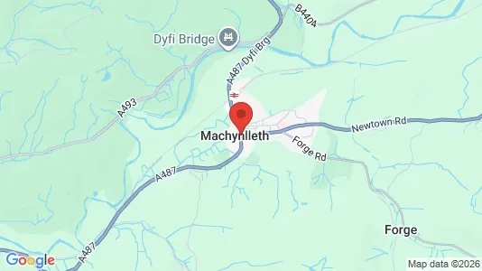Apartments for rent i Machynlleth - Powys - kort over placeringen