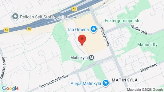 Apartments for rent i Espoo - kort over placeringen