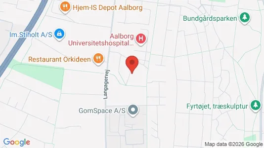Apartments for rent i Aalborg Øst - kort over placeringen