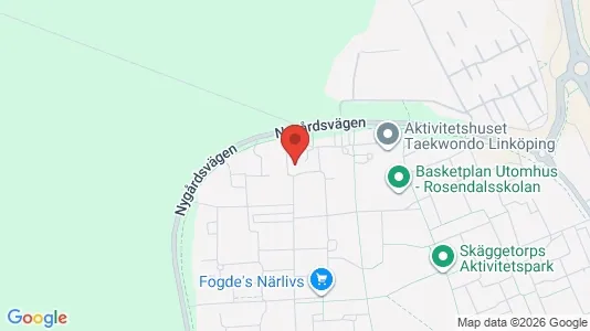 Apartments for rent i Linköping - kort over placeringen