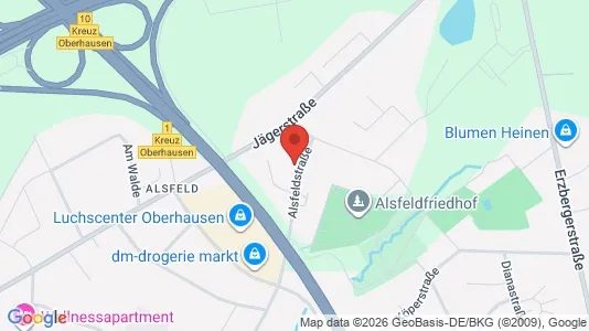 Apartments for rent in Oberhausen - Photo from Google Street View