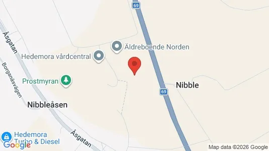 Apartments for rent i Hedemora - kort over placeringen