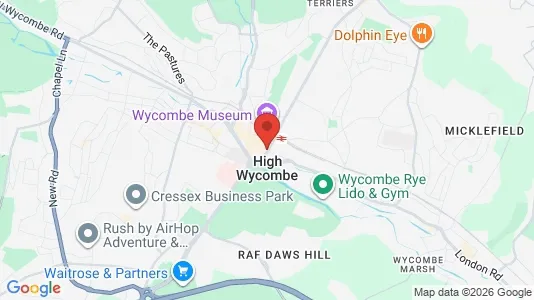 Apartments for rent i High Wycombe - Buckinghamshire - kort over placeringen