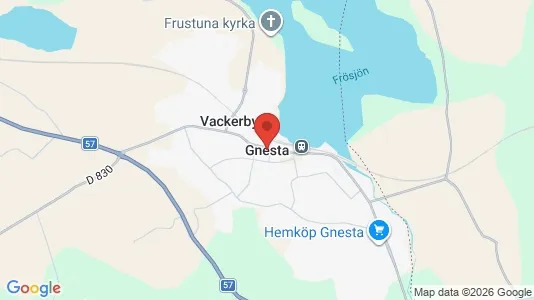 Houses for rent i Gnesta - kort over placeringen
