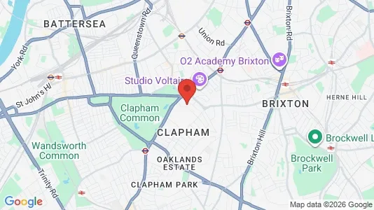 Apartments for rent i London SW4 - kort over placeringen