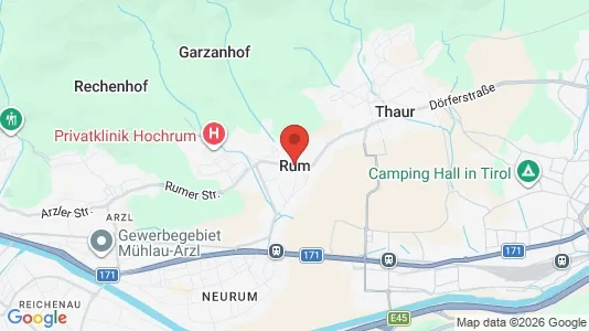 Apartments for rent i Rum - kort over placeringen