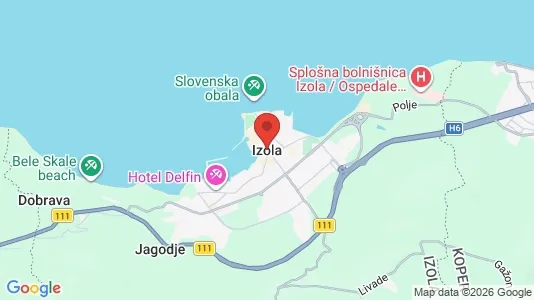 Apartments for rent in Izola - Photo from Google Street View