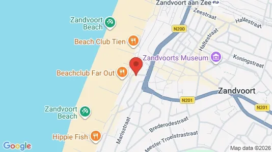 Apartments for rent i Zandvoort - kort over placeringen