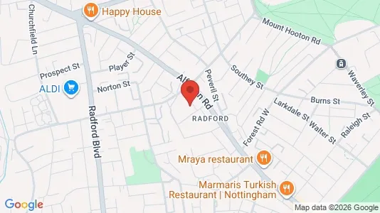 Apartments for rent in Nottingham - Nottinghamshire - Photo from Google Street View
