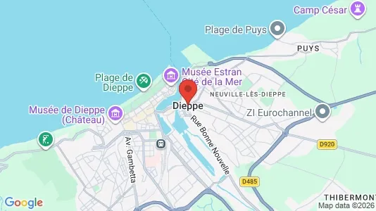 Apartments for rent in Dieppe - Photo from Google Street View