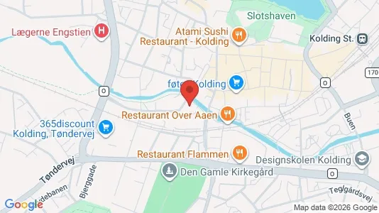 Apartments for rent i Kolding - kort over placeringen