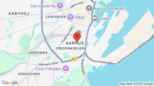 Apartments for rent i Aarhus C - kort over placeringen