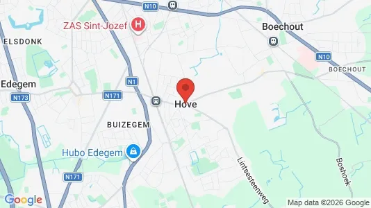 Apartments for rent i Hove - kort over placeringen