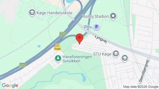 Apartments for rent i Køge - kort over placeringen