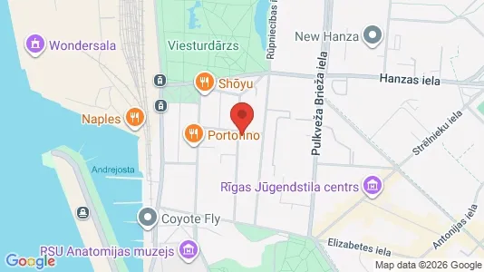 Apartments for rent i Riga Centrs - kort over placeringen