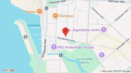 Apartments for rent i Riga Centrs - kort over placeringen