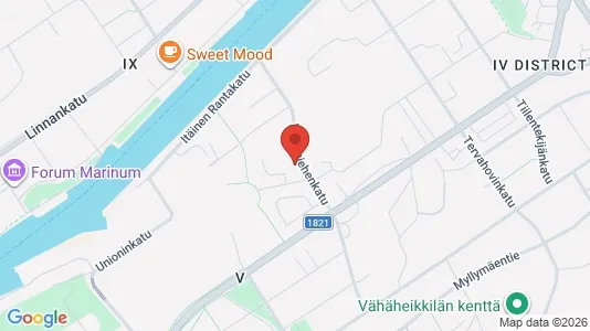 Apartments for rent i Turku - kort over placeringen