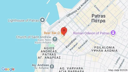 Apartments for rent i Patras - kort over placeringen