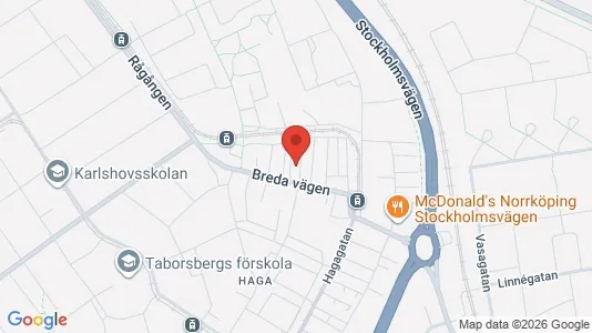 Apartments for rent i Norrköping - kort over placeringen