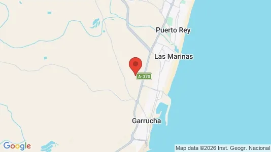 Apartments for rent i Garrucha - kort over placeringen