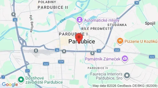 Apartments for rent in Pardubice - Photo from Google Street View