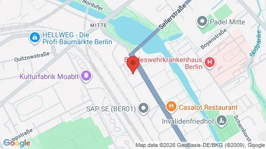Apartments for rent i Berlin Mitte - kort over placeringen