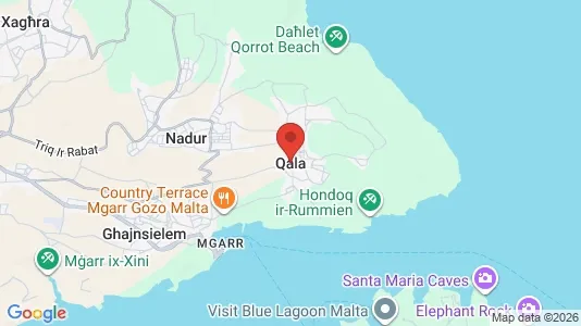 Apartments for rent i Il-Qala - kort over placeringen