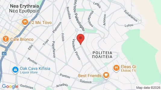 Apartments for rent i Kifisia - kort over placeringen