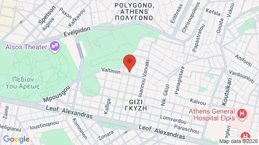 Apartments for rent i Athens Ampelokipoi - kort over placeringen